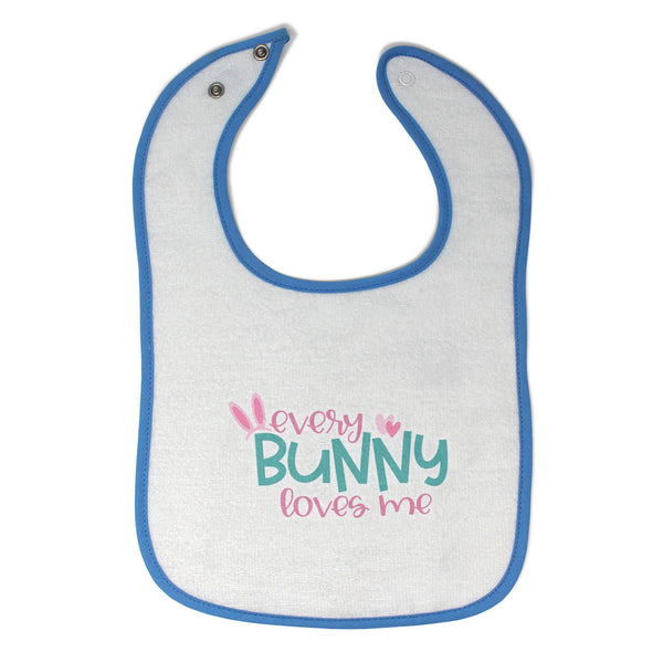 Cloth Bibs for Babies Every Bunny Loves Me Baby Accessories Burp Cloths Cotton - Cute Rascals