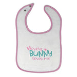 Cloth Bibs for Babies Every Bunny Loves Me Baby Accessories Burp Cloths Cotton - Cute Rascals