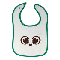 Cloth Bibs for Babies Bunny Eyes with Heart Noise Baby Accessories Cotton - Cute Rascals