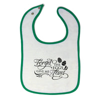 Cloth Bibs for Babies Forget The Eggs Give Me Jesus Baby Accessories Cotton - Cute Rascals