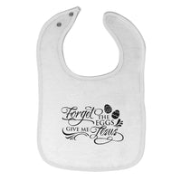 Cloth Bibs for Babies Forget The Eggs Give Me Jesus Baby Accessories Cotton - Cute Rascals