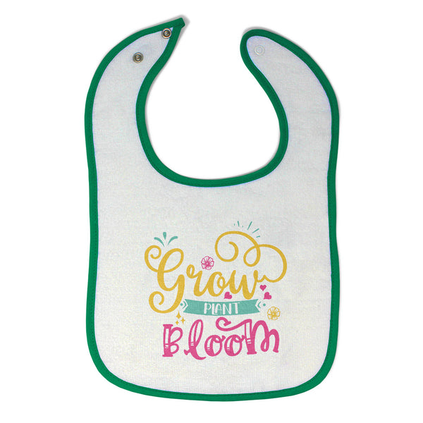 Cloth Bibs for Babies Grow Plant Bloom Baby Accessories Burp Cloths Cotton - Cute Rascals