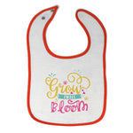 Cloth Bibs for Babies Grow Plant Bloom Baby Accessories Burp Cloths Cotton - Cute Rascals