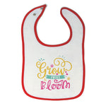 Cloth Bibs for Babies Grow Plant Bloom Baby Accessories Burp Cloths Cotton - Cute Rascals