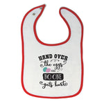 Cloth Bibs for Babies Hand over The Eggs and on 1 Gets Hurt Baby Accessories - Cute Rascals