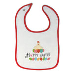 Cloth Bibs for Babies Happy Easter Chicken Eggs Baby Accessories Cotton - Cute Rascals