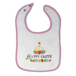 Cloth Bibs for Babies Happy Easter Chicken Eggs Baby Accessories Cotton - Cute Rascals