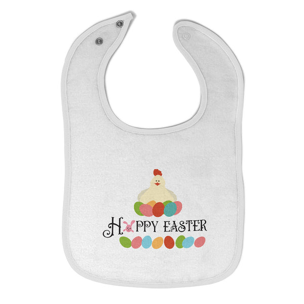 Cloth Bibs for Babies Happy Easter Chicken Eggs Baby Accessories Cotton - Cute Rascals