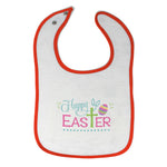 Cloth Bibs for Babies Happy Easter Baby Accessories Burp Cloths Cotton - Cute Rascals