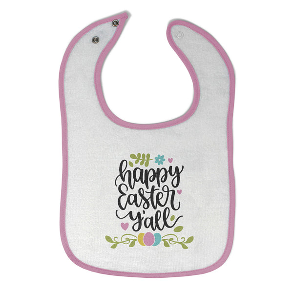 Cloth Bibs for Babies Happy Easter Y'All Baby Accessories Burp Cloths Cotton - Cute Rascals