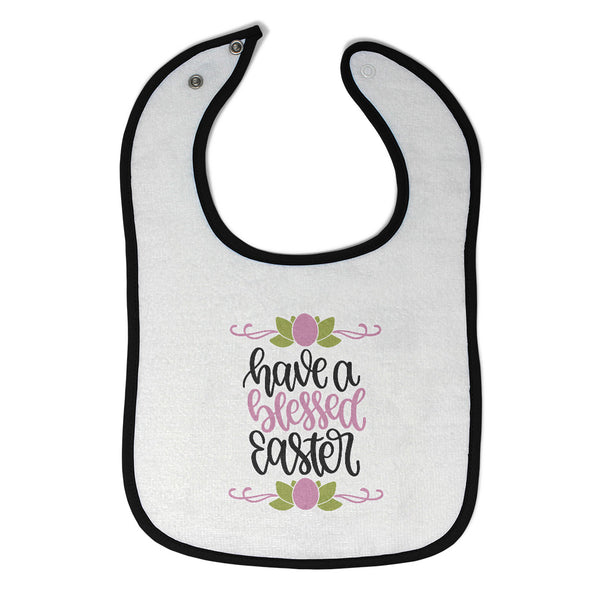 Cloth Bibs for Babies Have A Blessed Easter Baby Accessories Burp Cloths Cotton - Cute Rascals