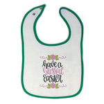 Cloth Bibs for Babies Have A Blessed Easter Baby Accessories Burp Cloths Cotton - Cute Rascals