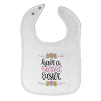 Cloth Bibs for Babies Have A Blessed Easter Baby Accessories Burp Cloths Cotton - Cute Rascals