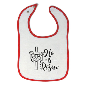 Cloth Bibs for Babies He Is Risen Baby Accessories Burp Cloths Cotton