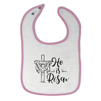 Cloth Bibs for Babies He Is Risen Baby Accessories Burp Cloths Cotton - Cute Rascals