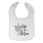 Cloth Bibs for Babies He Is Risen Baby Accessories Burp Cloths Cotton - Cute Rascals