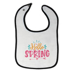 Cloth Bibs for Babies Hello Spring Baby Accessories Burp Cloths Cotton - Cute Rascals