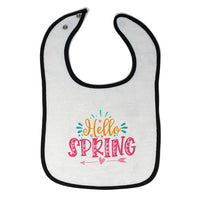 Cloth Bibs for Babies Hello Spring Baby Accessories Burp Cloths Cotton - Cute Rascals