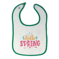 Cloth Bibs for Babies Hello Spring Baby Accessories Burp Cloths Cotton