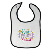 Cloth Bibs for Babies Hope Spring Eternal Baby Accessories Burp Cloths Cotton - Cute Rascals