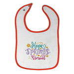 Cloth Bibs for Babies Hope Spring Eternal Baby Accessories Burp Cloths Cotton - Cute Rascals