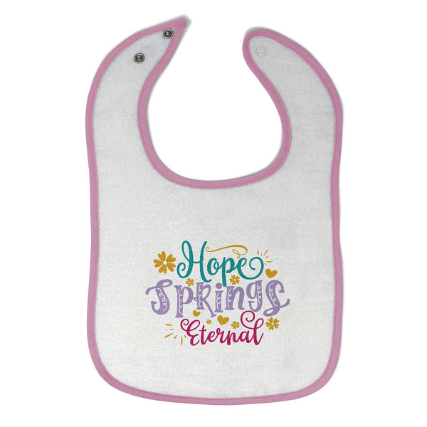 Cloth Bibs for Babies Hope Spring Eternal Baby Accessories Burp Cloths Cotton - Cute Rascals