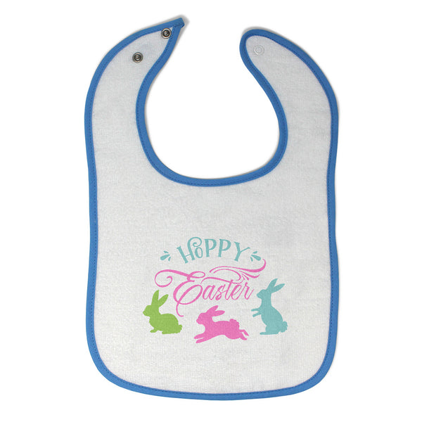 Cloth Bibs for Babies Happy Easter Rabbits Baby Accessories Burp Cloths Cotton - Cute Rascals