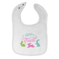 Cloth Bibs for Babies Happy Easter Rabbits Baby Accessories Burp Cloths Cotton