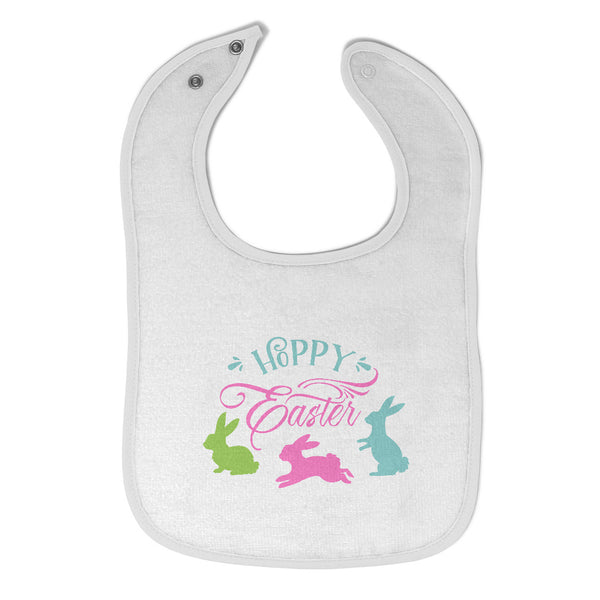 Cloth Bibs for Babies Happy Easter Rabbits Baby Accessories Burp Cloths Cotton - Cute Rascals