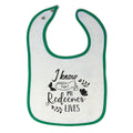 Cloth Bibs for Babies I Know My Redeemer Lives Baby Accessories Cotton