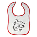 Cloth Bibs for Babies I Know My Redeemer Lives Baby Accessories Cotton