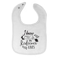 Cloth Bibs for Babies I Know My Redeemer Lives Baby Accessories Cotton