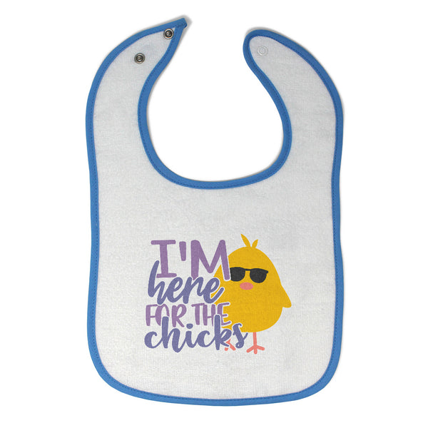 Cloth Bibs for Babies I'M Here for The Chicks Baby Accessories Cotton - Cute Rascals