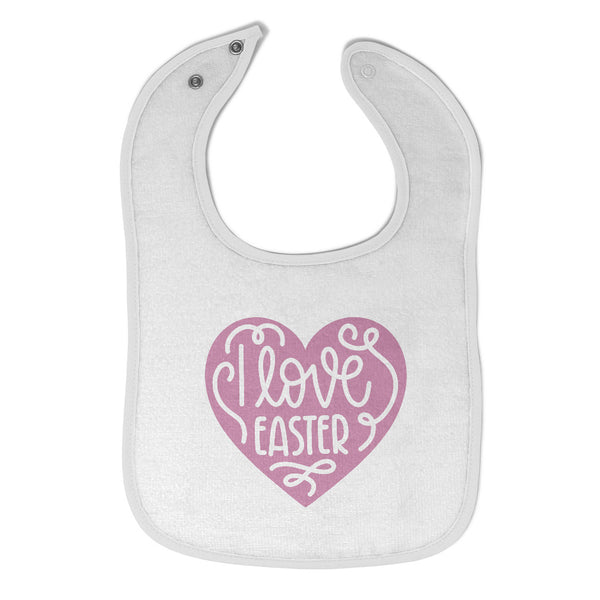 Cloth Bibs for Babies I Love Easter Baby Accessories Burp Cloths Cotton - Cute Rascals