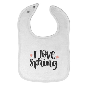 Cloth Bibs for Babies I Love Spring Baby Accessories Burp Cloths Cotton