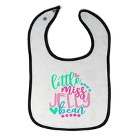 Cloth Bibs for Babies Little Miss Jelly Bean Baby Accessories Burp Cloths Cotton - Cute Rascals