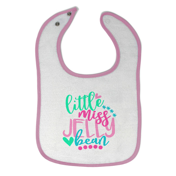 Cloth Bibs for Babies Little Miss Jelly Bean Baby Accessories Burp Cloths Cotton - Cute Rascals