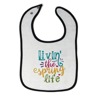 Cloth Bibs for Babies Living The Spring Life Baby Accessories Burp Cloths Cotton - Cute Rascals