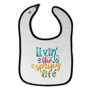 Cloth Bibs for Babies Living The Spring Life Baby Accessories Burp Cloths Cotton