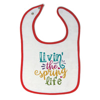 Cloth Bibs for Babies Living The Spring Life Baby Accessories Burp Cloths Cotton - Cute Rascals