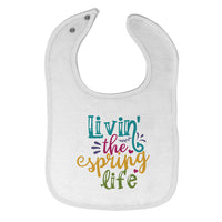 Cloth Bibs for Babies Living The Spring Life Baby Accessories Burp Cloths Cotton - Cute Rascals