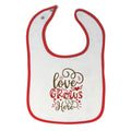 Cloth Bibs for Babies Love Grows Here Baby Accessories Burp Cloths Cotton
