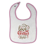 Cloth Bibs for Babies Love Grows Here Baby Accessories Burp Cloths Cotton - Cute Rascals