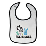 Cloth Bibs for Babies Oh for Peeps Sake Baby Accessories Burp Cloths Cotton - Cute Rascals