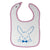 Cloth Bibs for Babies Blue Outlined Bunny Baby Accessories Burp Cloths Cotton - Cute Rascals