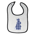 Cloth Bibs for Babies Purple Bunny Design Baby Accessories Burp Cloths Cotton