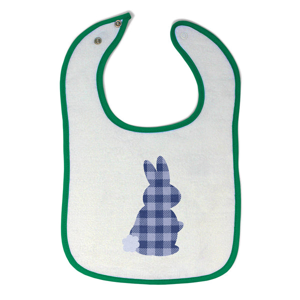 Cloth Bibs for Babies Purple Bunny Design Baby Accessories Burp Cloths Cotton - Cute Rascals