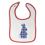 Cloth Bibs for Babies Purple Bunny Design Baby Accessories Burp Cloths Cotton - Cute Rascals