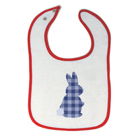 Cloth Bibs for Babies Purple Bunny Design Baby Accessories Burp Cloths Cotton - Cute Rascals