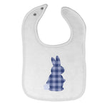 Cloth Bibs for Babies Purple Bunny Design Baby Accessories Burp Cloths Cotton - Cute Rascals